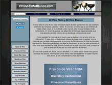 Tablet Screenshot of elvinotintoblanco.com